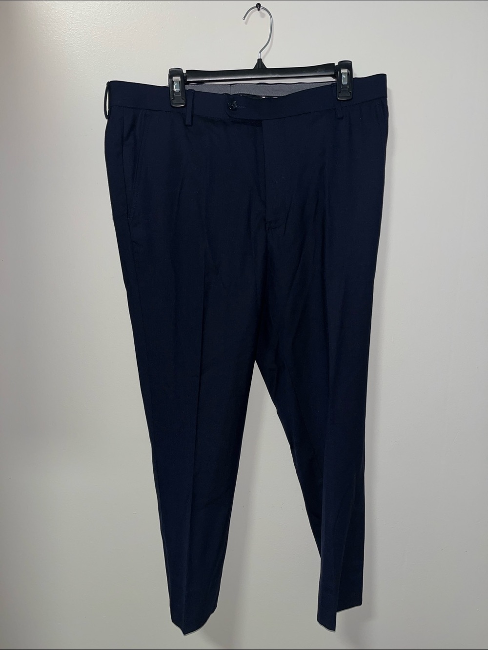 Mens navy blue dress pants